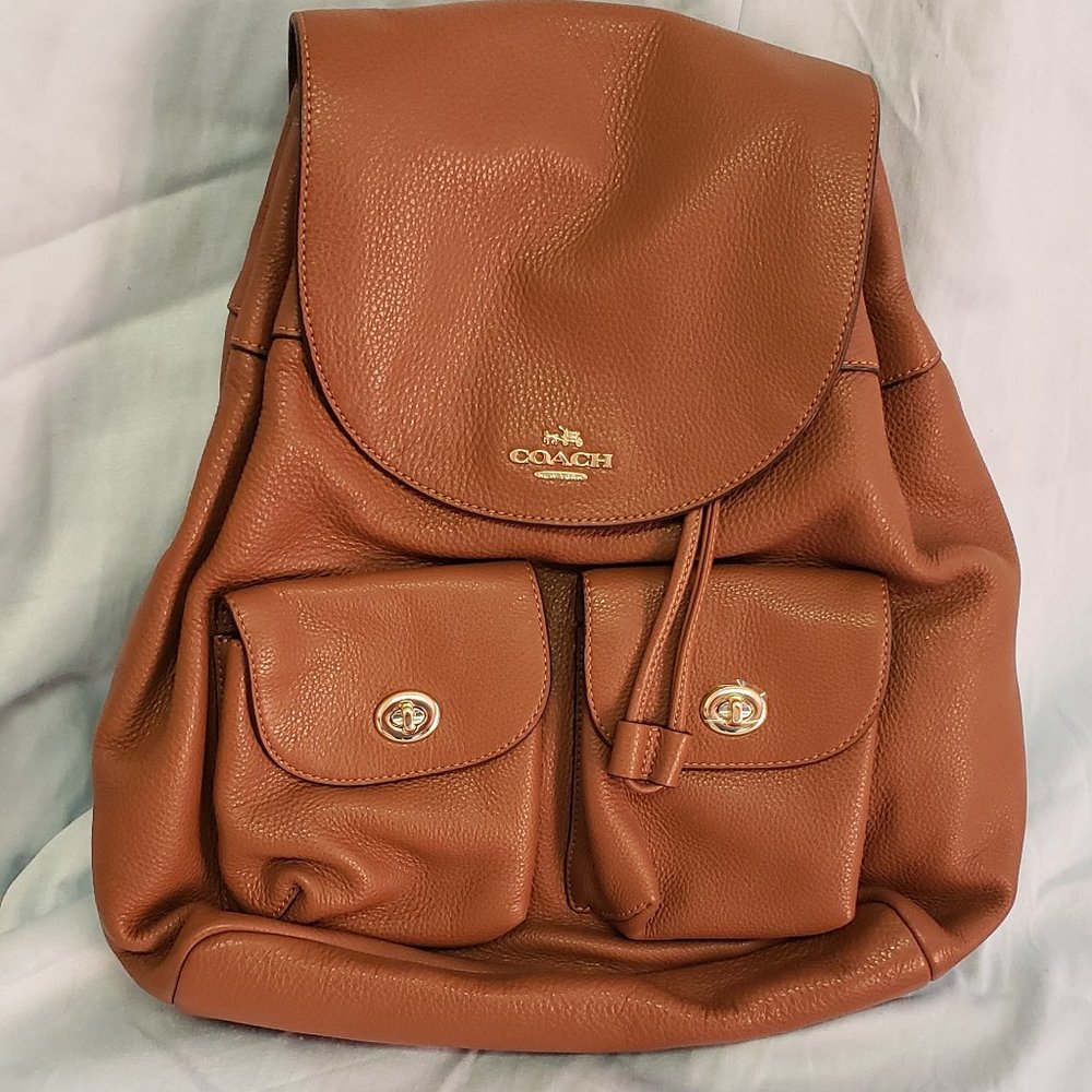 COACH Back Pack in Tan Brown
